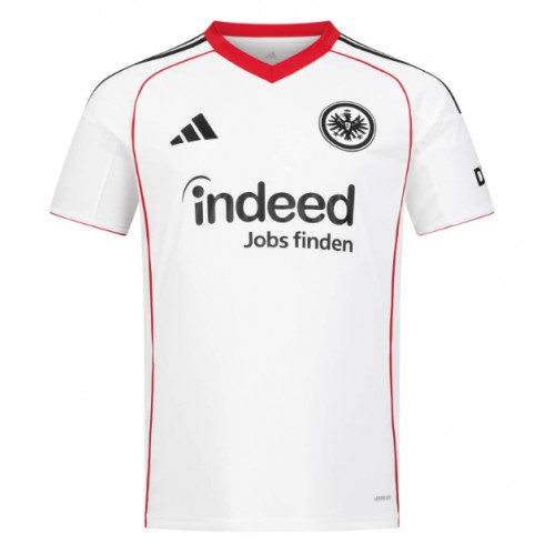 Stroje piłkarskie Eintracht Frankfurt Koszulka Wyjazdowej 2025-26 Krótki Rękaw